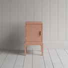  Front View of Bits and Bobs Bedside Table, Blush Pink, Left Hand Side - NiX  By Nicola Harding & Co. 