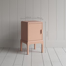  Dimensions of Bits and Bobs Bedside Table, Blush Pink, Left Hand Side. Height 70cm, Lenght & Width 40cm - NiX By Nicola Harding & Co. 