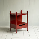  Slumber Bedside Table, Berry Red 