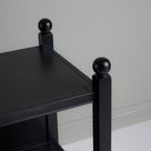  Top Design Closeup of Slumber Black Bedside Table - By NiX 