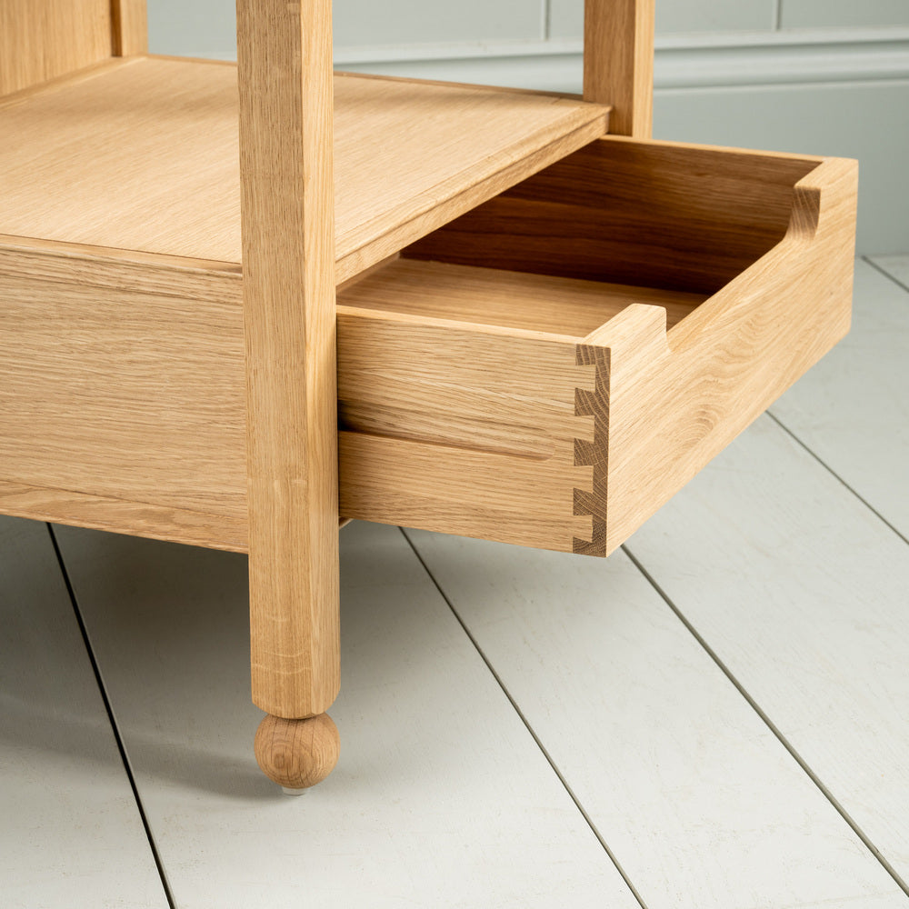 Slumber Bedside Table, Oiled Oak