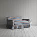 image of Curtain Call Big Love Seat in Regatta Cotton, Blue