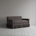 image of Curtain Call Big Love Seat in Regatta Cotton, Charcoal