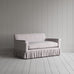 image of Curtain Call Big Love Seat in Ticking Cotton, Berry