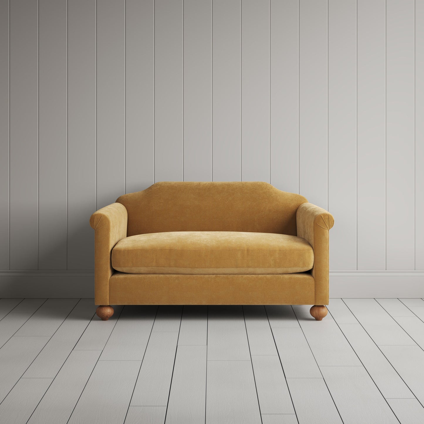 Dolittle BIG LOVE Seat in Classic Corduroy Wheat - Front View