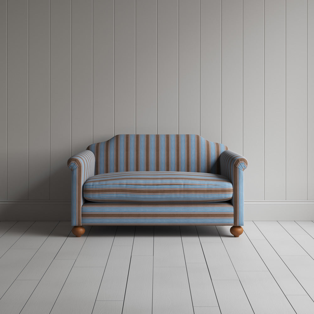  Dolittle Big Love Seat in Regatta Cotton, Blue 