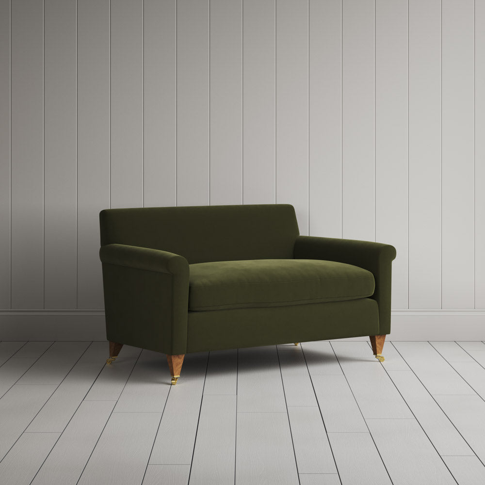  Angled view of the Velvet Juniper Idler love seat by NiX 