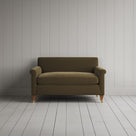 Front view of the Idler BIG LOVE seat in Sepia Intelligent Velvet by Nix.