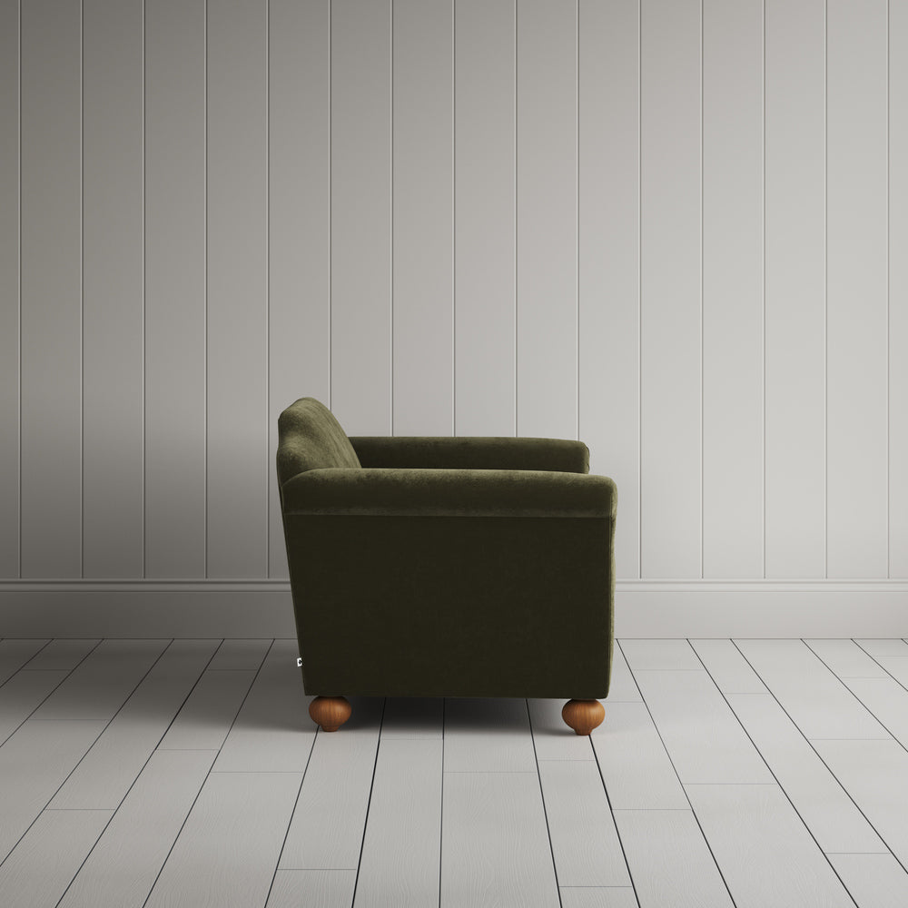 Side View of Dolittle Big Love Seat in Classic Corduroy Caper