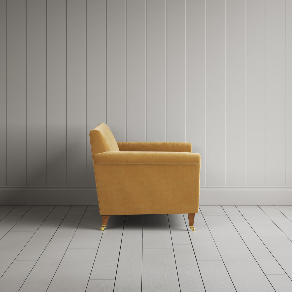  Side view of Idler Big Love Seat in Classic Corduroy Wheat 