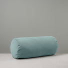  Bask Bolster Cushion in Intelligent Velvet, Mineral - Nicola Harding 