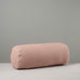 image of Bask Bolster Cushion in Laidback Linen, Dusky Pink