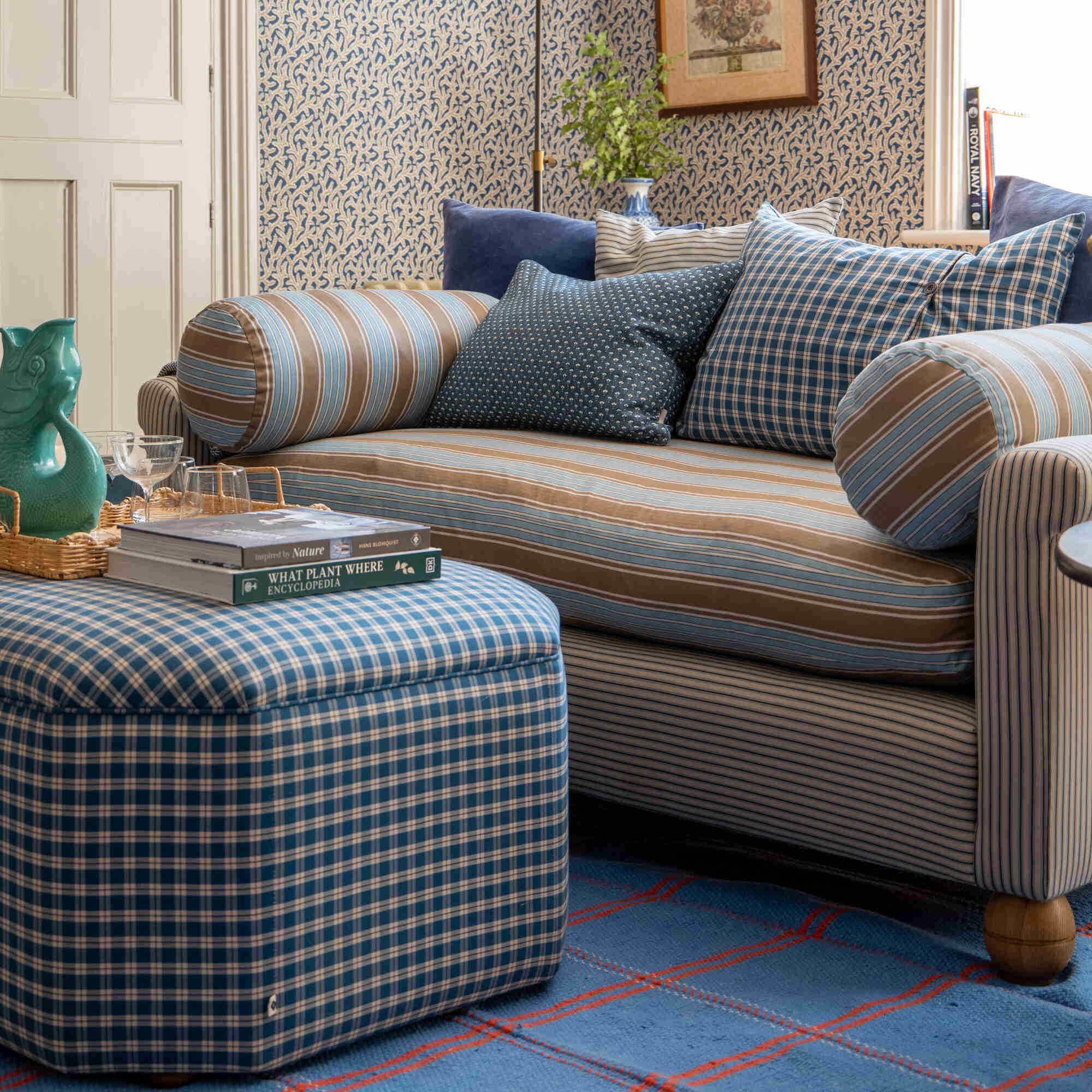 Idler 2 Seater Sofa in Laidback Linen Cayenne 