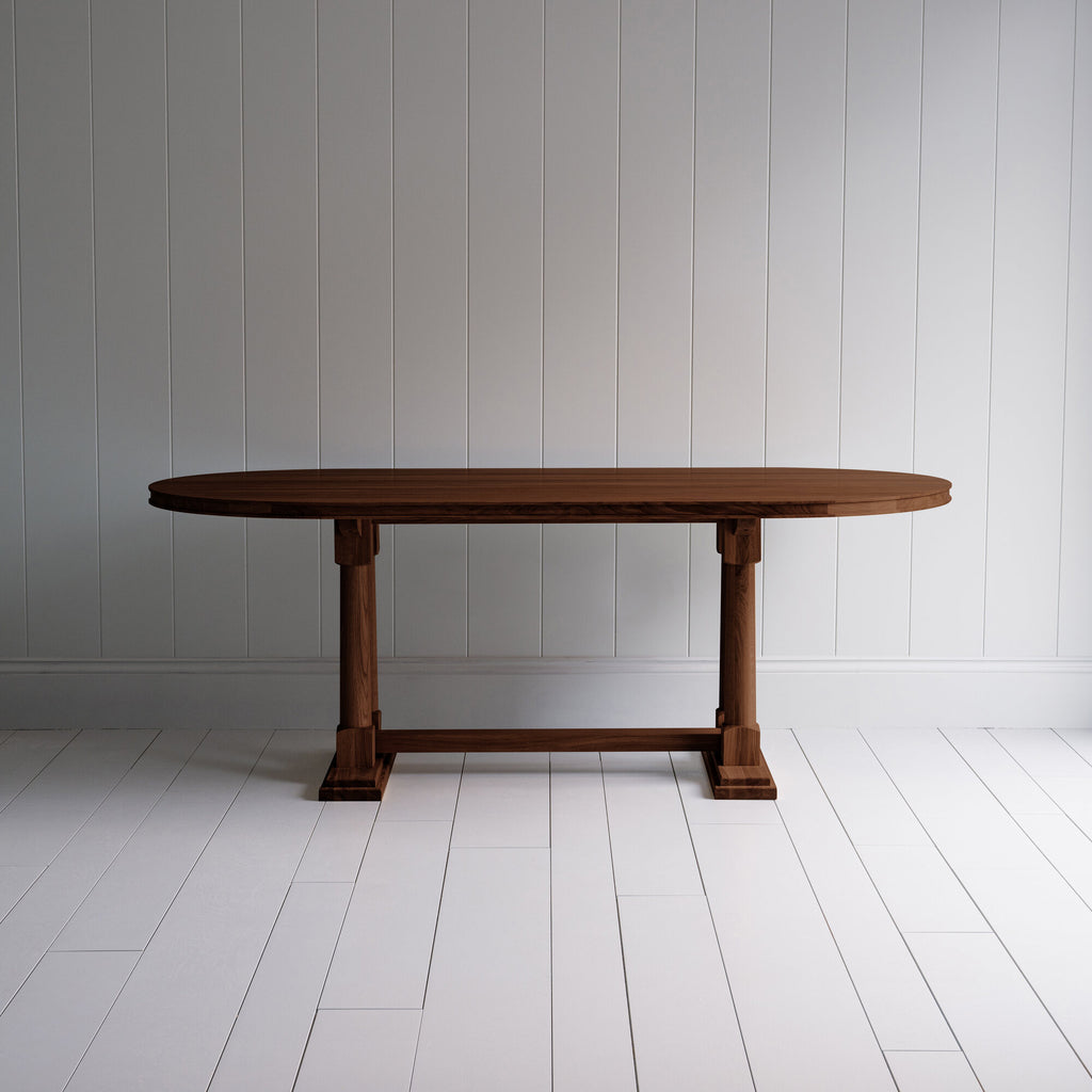  Tuck In Oval Dining Table in Oak 