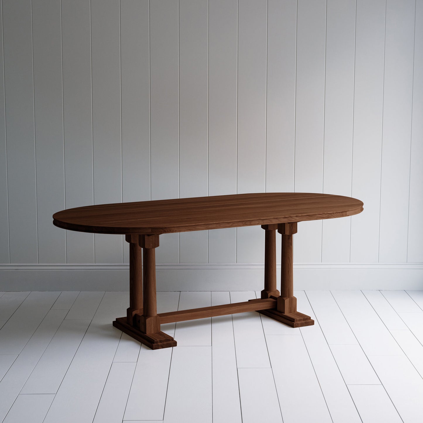 Tuck In Oval Dining Table in Oak