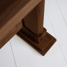  Foot Base Design of Keepsake Console Table, Smoky Stained Oak - By NiX 