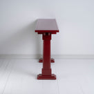  Side View of Keepsake Red(Pomegranate) Console Table - Nicola Harding 