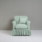  With Matching Cushion Curtain Call Armchair in Laidback Linen Sky - Nicola Harding 