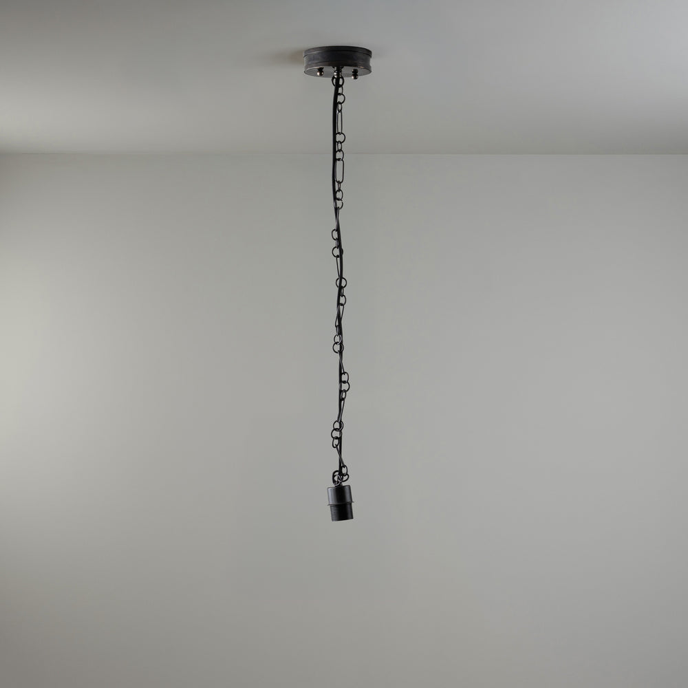 image of Chain-or-Shine Brass Pendant Light