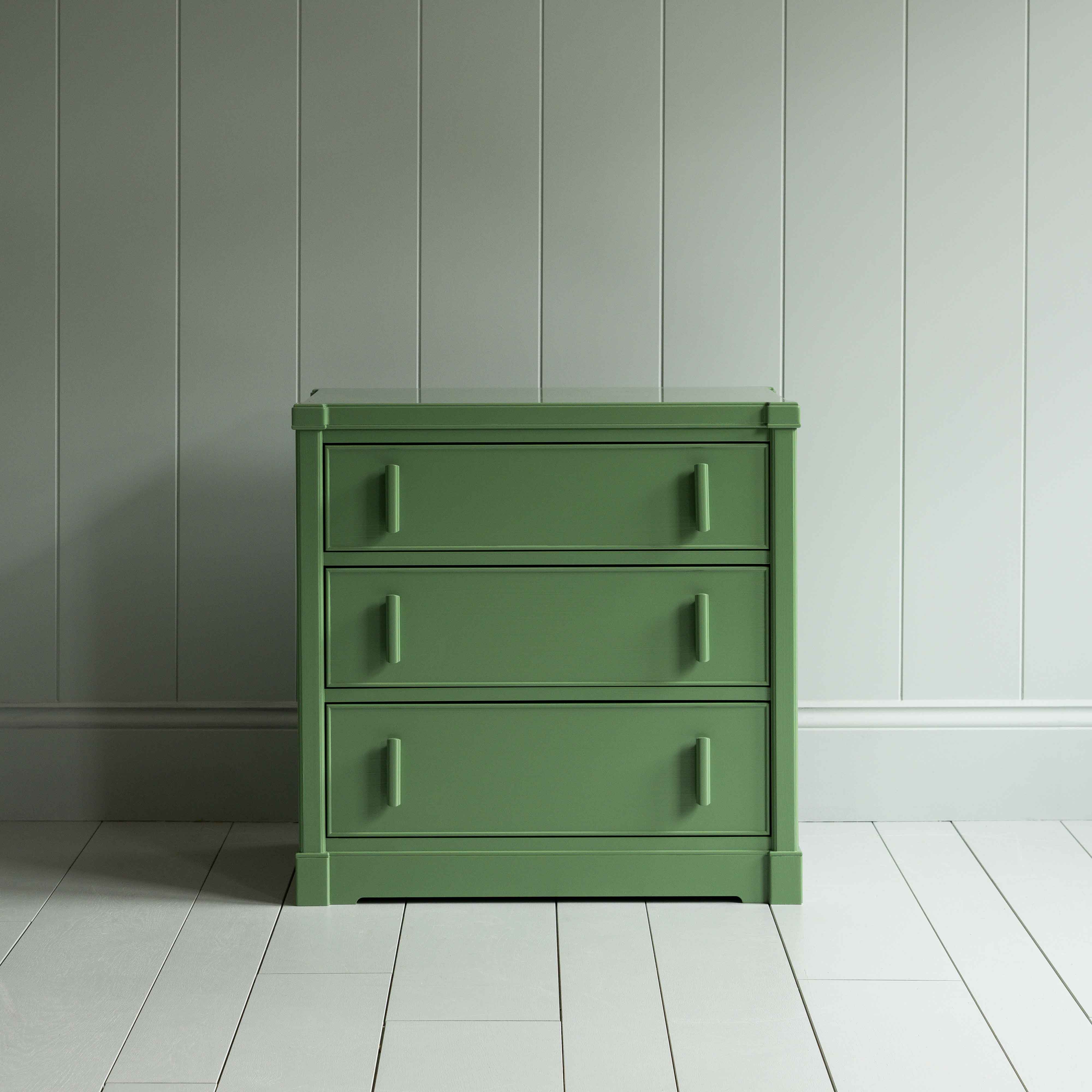  Shipshape Chest of Drawers, Sage Green Front View - NiX 