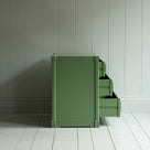  Shipshape Chest of Drawers, Sage Green Side View With Open Drawers - By NiX 