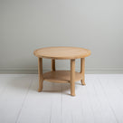  Perk (Round) Coffee Table, Oiled Oak - NiX By Nicola Harding & Co. 