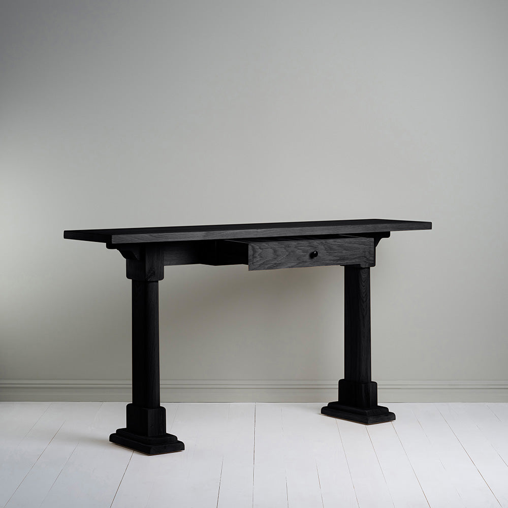 Keepsake Black Console Table WIth open Drawer - By NiX Studio
