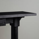  Edge Design Closeup of Keepsake Black Console Table - By NiX 