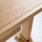  Shelf Design Closeup of Keepsake Console Table, Oiled Oak - Nicola Harding 