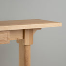  Edge Design Closuep of Keepsake Console Table, Oiled Oak - Nicola Harding 