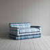image of Curtain Call 2 Seater Sofa in Checkmate Cotton, Blue