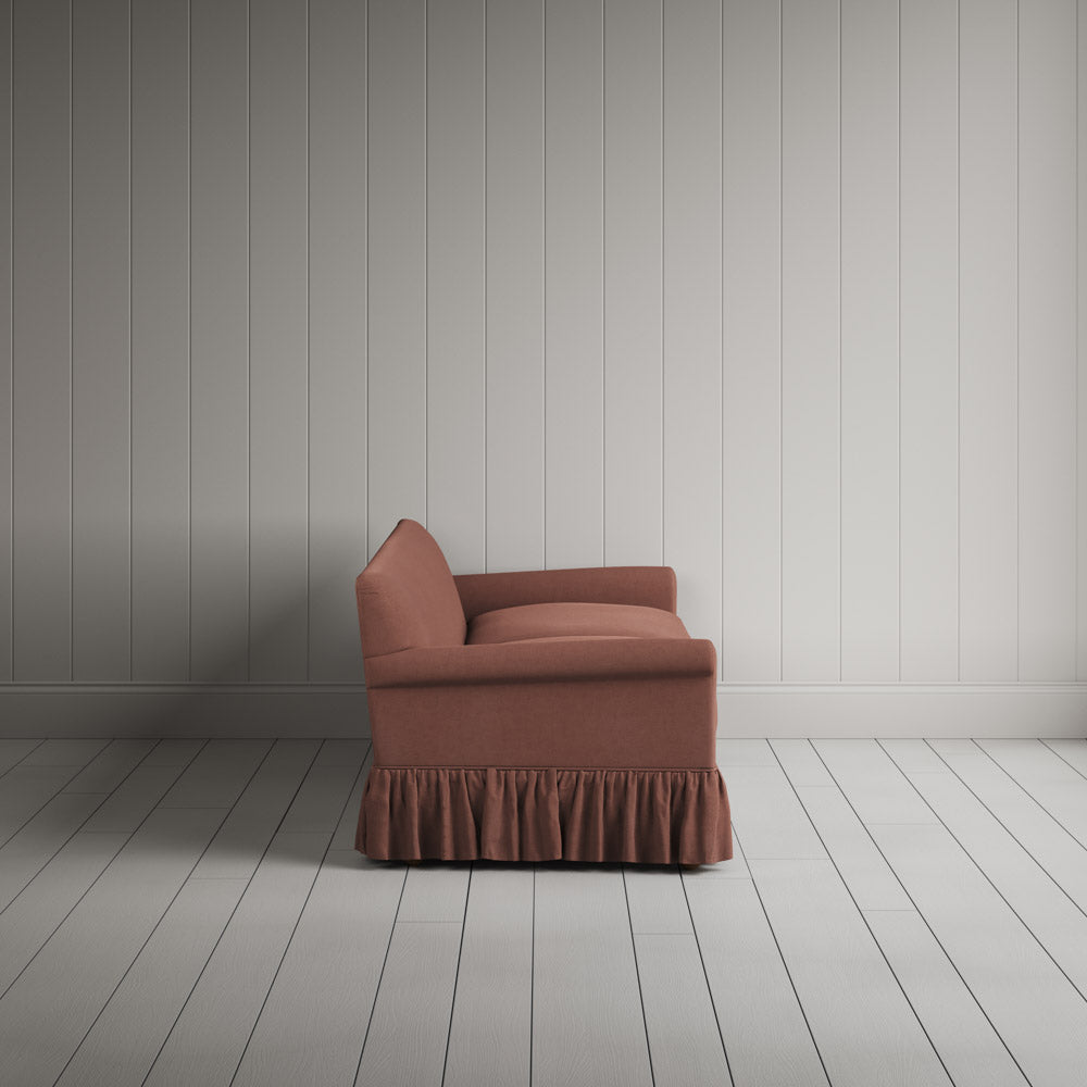 Curtain Call 4 Seater Sofa in Laidback Linen Sweet Briar