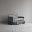  Curtain Call Love Seat in Regatta Cotton, Blue - Nicola Harding 