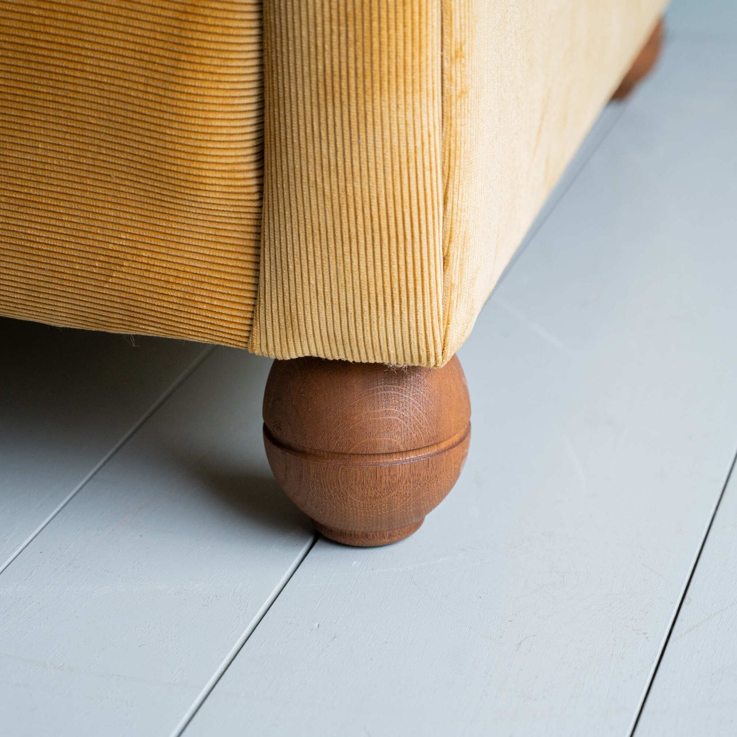 Idler Love Seat in Classic Corduroy Wheat