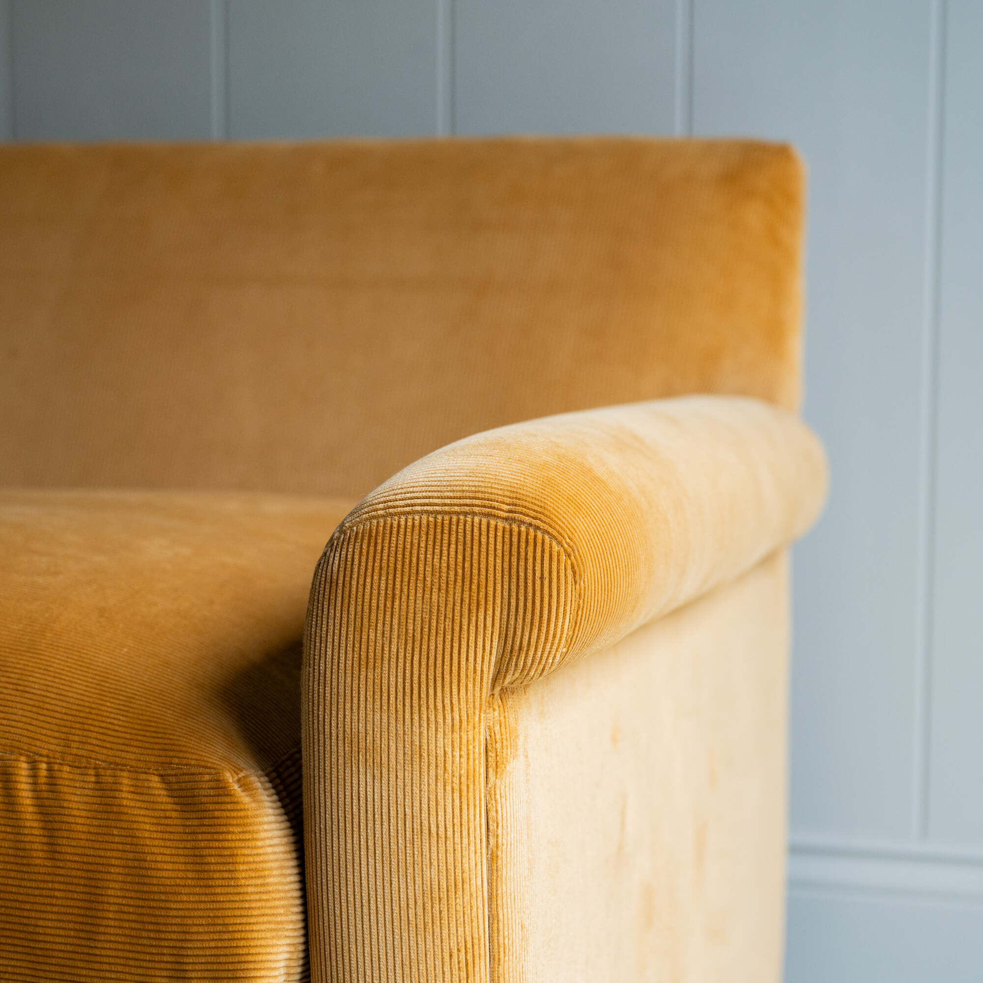  Idler Love Seat in Classic Corduroy Wheat 