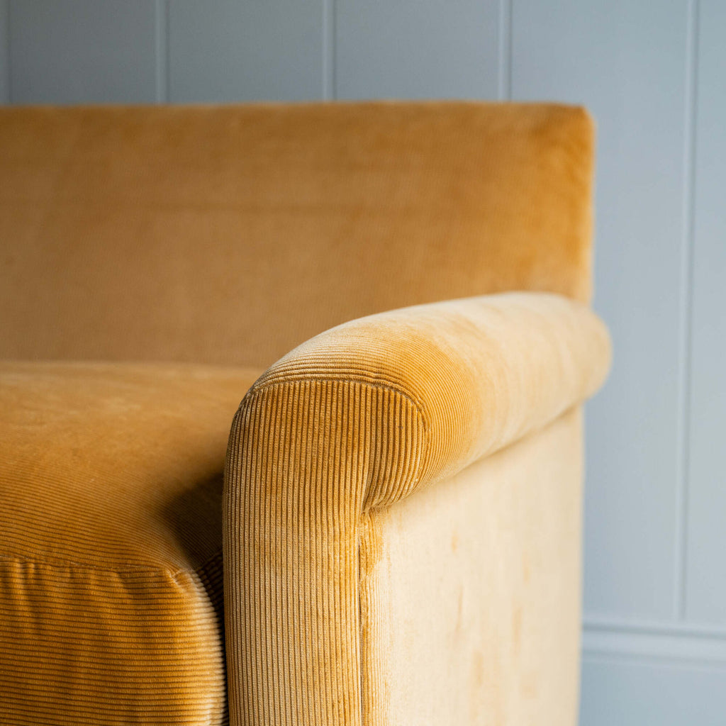  Idler Love Seat in Classic Corduroy Wheat 