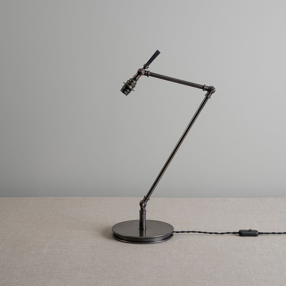  Focused Table Lamp Base in Waxed Brass 