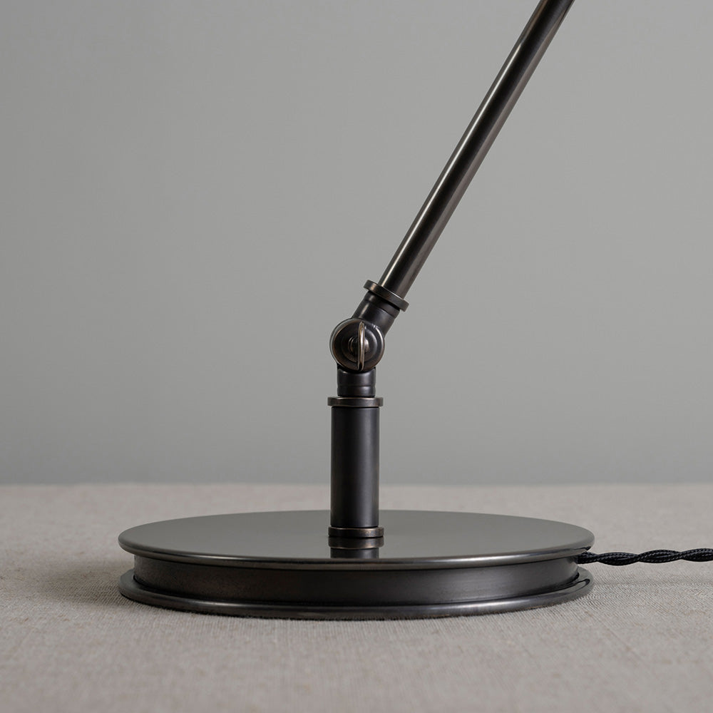 Focused Table Lamp Base in Waxed Brass