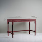  Dimensions of Red Scribble Desk, Height 75cm, Length 120cm, Width 55cm, and thickness is 4cm - By NiX Studio 