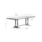  Tuck In Rectangular Dining Table in Oak 