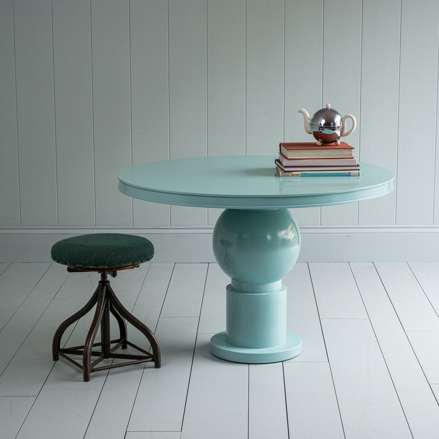 Raconteur Dining Table in Glacier Blue