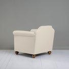  Dolittle Armchair in Laidback Linen Dove Back View - By NiX 