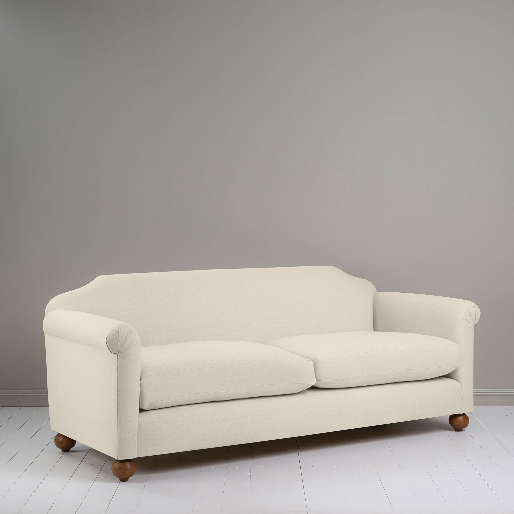  Dolittle 4 seater sofa in Laidback Linen Dove - Nicola Harding 