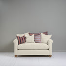  Dolittle 2 Seater Sofa in Laidback Linen Dove With Cushions - NiX 