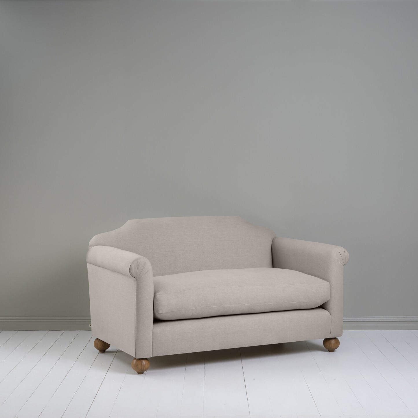 Dolittle 2 Seater Sofa in Laidback Linen Pearl Grey