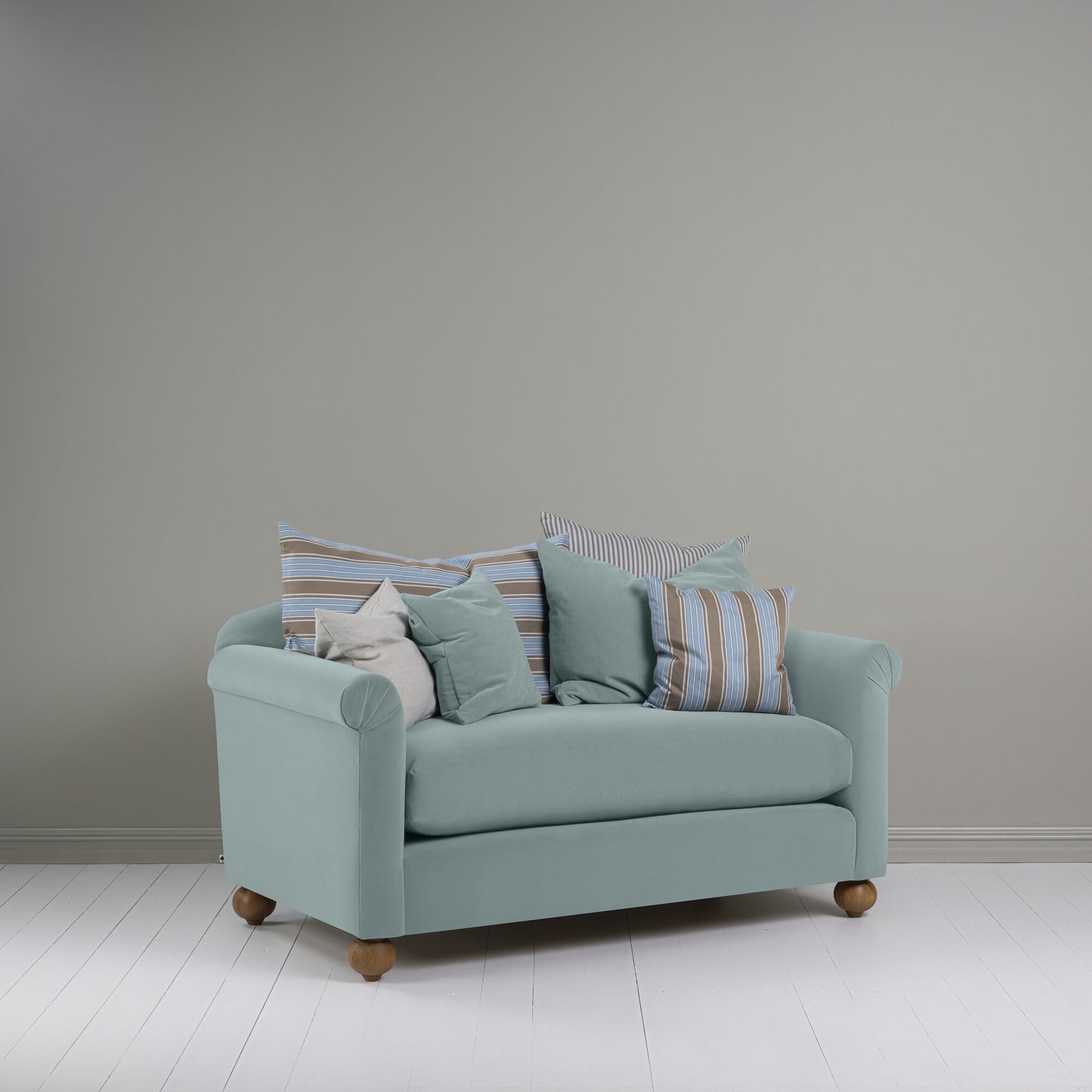 Dolittle 2 Seater Sofa in Intelligent Velvet Mineral