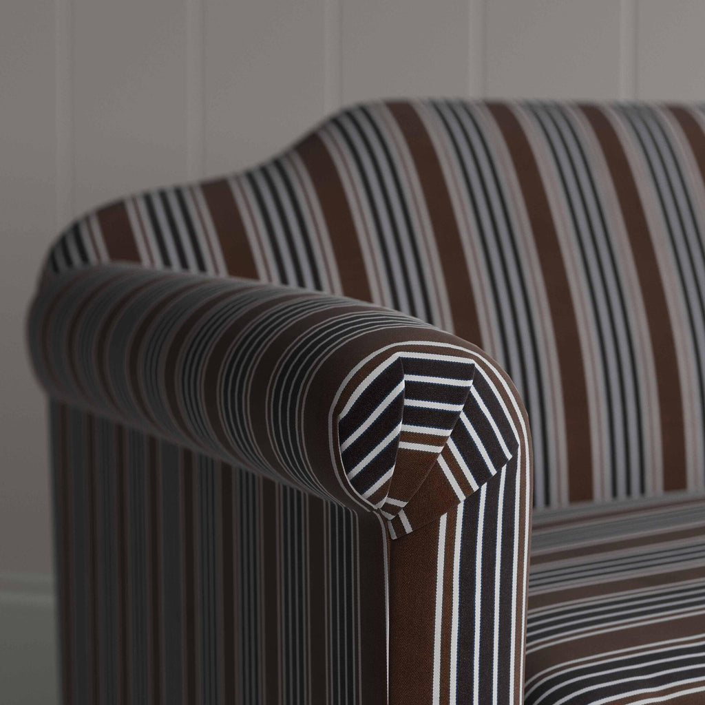  Dolittle in Regatta Cotton, Charcoal, Arm Design Closeup - Nicola Harding 