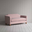  Dolittle 3 Seater Sofa in Slow Lane Cotton Linen, Berry - Nicola Harding 