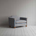image of Dolittle Love Seat in Regatta Cotton, Blue
