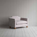 image of Dolittle Love Seat in Ticking Cotton, Berry